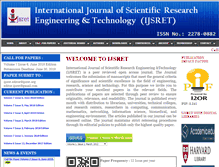 Tablet Screenshot of ijsret.org